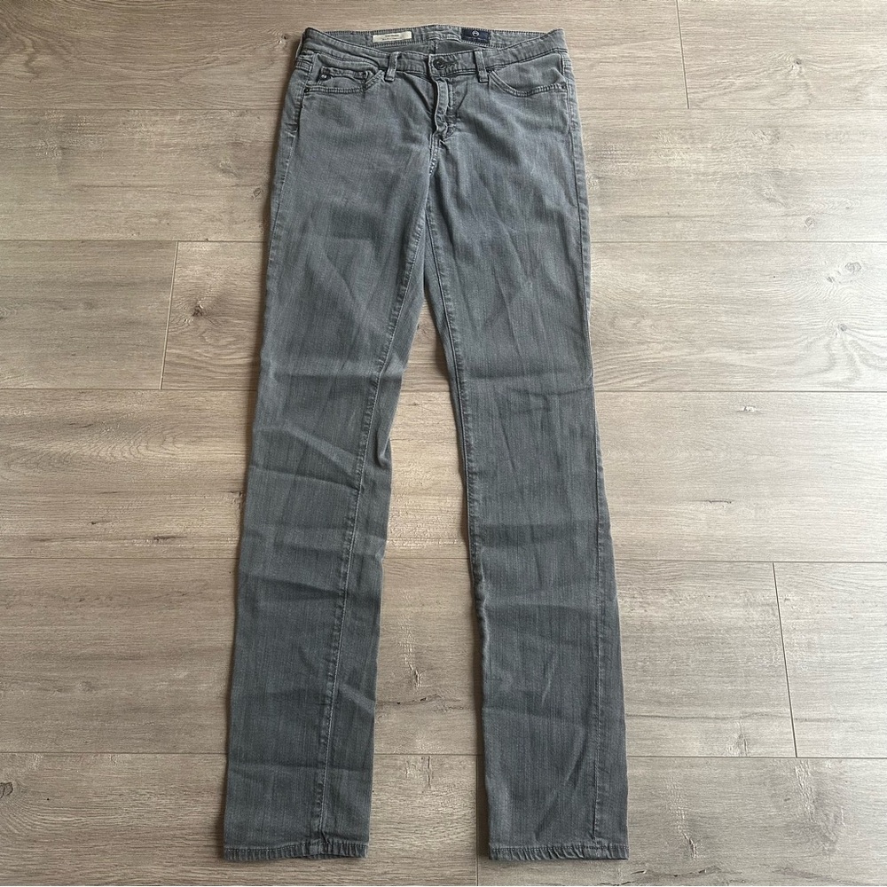 AG The Prima Mid-Rise Cigarette skinny jeans- size 26R - gray